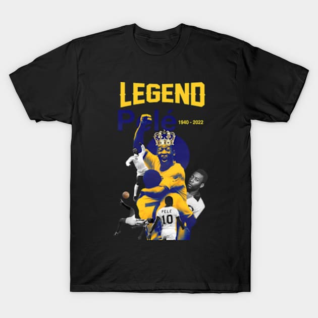 Pelé legend forever Goat T-Shirt by danterjad